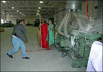 16 сентября 2006 г., Барнаул   Запуск цеха глубокой переработки дерева Ларичихинского лесхоза