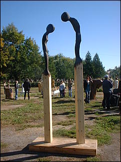 2 сентября 2006 г., Барнаул   Фестиваль деревяной скульптуры