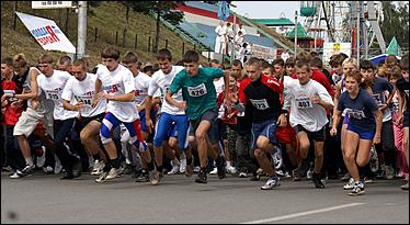 3 сентября 2006 г., Барнаул   Легкоатлетический пробег на призы “Вечернего Барнаула