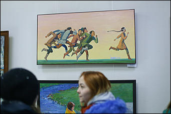 15 марта 2019 г., Барнаул. Екатерина Смолихина   Азартное искусство: как в Барнауле открыли межрегиональную молодежную выставку