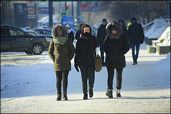 5 декабря 2018 г., Барнаул. Екатерина Смолихина   Тепло ли тебе, девица: Барнаул в условиях экстремальных холодов
