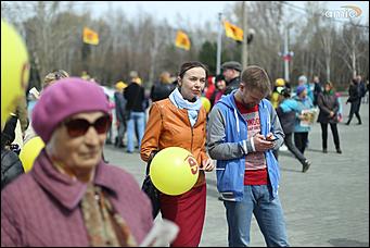 1 мая 2018 г., Барнаул. Екатерина Смолихина   За свободный интернет и достойный труд: как в Барнауле отметили 1 Мая