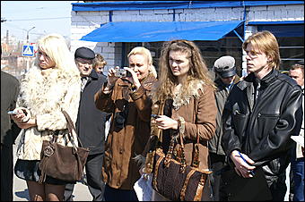13 апреля 2007 г., Барнаул   Первый белорусский троллейбус в Барнауле