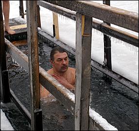 19 января 2006 г., Барнаул   Крещение на р.Обь 