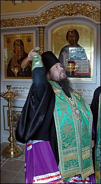 12 сентября 2006 г., Барнаул   Освящение часовни Святого Благоверного князя Александра Невского