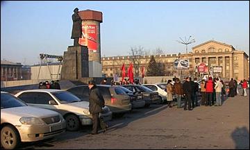 Акция в защиту Щербинского: как это было в других регионах   <P>Фотографии с форума http://forums.auto.vl.ru</P>