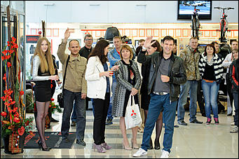15 мая 2014г.   В дилерском центре Mitsubishi  Автоцентра АНТ прошел день открытых дверей, посвященный новому Outlander III