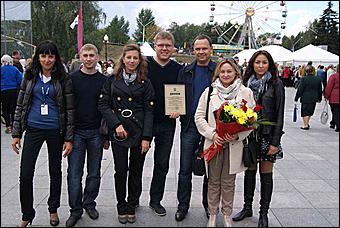 27 августа 2011 г., Барнаул   Автоцентр АНТ поздравил жителей родного города Барнаула  с праздником! 