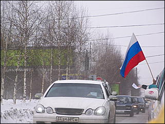 20 марта 2010 г., Барнаул   Акция протеста автомобилистов