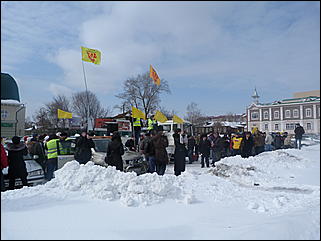 19 марта 2011 г., Барнаул   Акция протеста автомобилистов