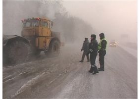   «Потоп» в Барнауле при -40°С. 18.12.2012г.