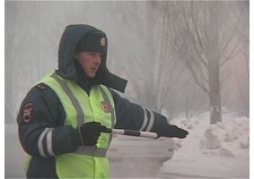   «Потоп» в Барнауле при -40°С. 18.12.2012г.