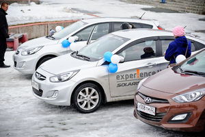   Автоцентр АНТ - официальный дилер Hyundai на выездном тест-драйве в ЗАТО "Сибирском"