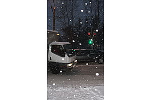   Первый ноябрьский снегопад в Барнауле. 06.11.12