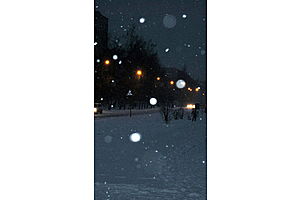   Первый ноябрьский снегопад в Барнауле. 06.11.12