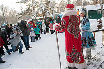 18 ноябрь 2016 г., Барнаул   Как алтайский Дед Мороз отпраздновал день рождения. Фоторепортаж