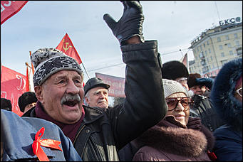 7 ноябрь 2016 г., Барнаул © Амител Вячеслав Мельников   99-летие Великой революции в Барнауле