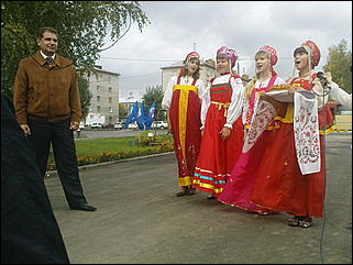 17 сентября 2009 г., Барнаул   Закладка "Аллеи будущего" в Барнауле