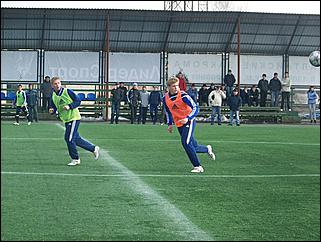 18 апреля 2010 г., Барнаул   Тренировочный матч барнаульского «Динамо» против своего молодежного состава