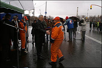 16 октября 2009 г., Барнаул   Открытие объездной дороги по ул. Власихинской в Барнауле
