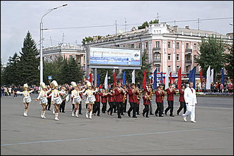 4 сентября 2010 г., Барнаул   Барнаулу 280: плац-парад духовых оркестров Сибири