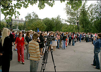 22 августа 2007 г., Барнаул   День Государственного флага России в Барнауле