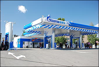 18 августа 2009 г., Барнаул   Открытие АЗС под новым брендом "Газпромнефть"