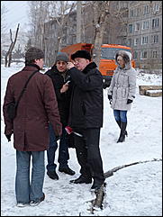 16-17 марта 2011 г., Барнаул   Устранение аварии на коллекторе в центре Барнаула