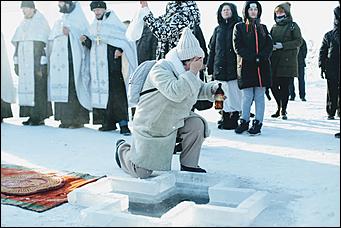 20 января 2021 г., Барнаул   "Вытаскивай меня, я уже все". Как в Барнауле прошел праздник Крещения