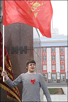22 апреля 2009г., Барнаул   Митинг коммунистов в день рождения Ленина  