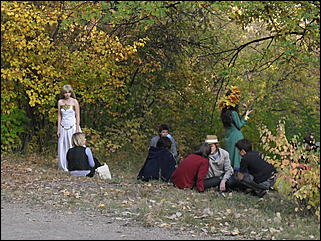 18 сентября 2011 г., Барнаул   Барнаульцы на прогулке в НИИ им. Лисавенко