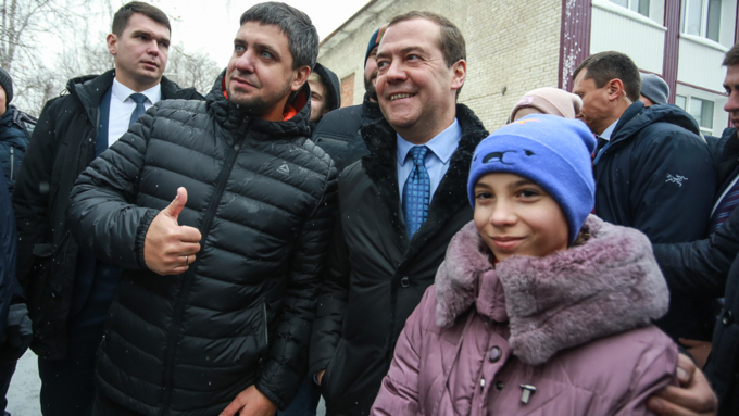 14 ноября 2019 г., Алтайский край   Как прошел визит Дмитрия Медведева на Алтай