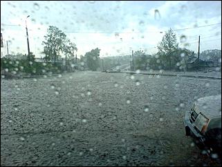 14 мая 2007 г., Барнаул   Потоп после дождя в Барнауле