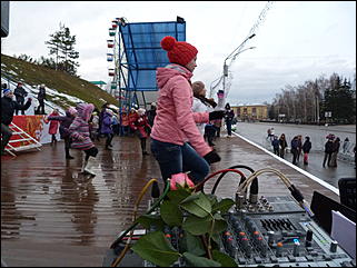    Репетиция проведения эстафеты олимпийского огня в Барнауле