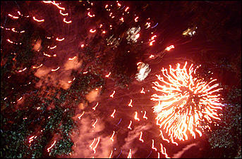 30 августа 2008 г., Барнаул   Праздничный фейерверк "С Днем рождения Барнаул"
