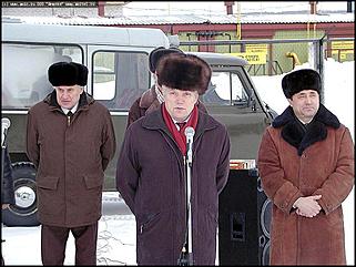   Торжественная сдача первой очереди магистрального газопровода Барнаул-Бийск