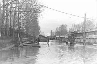    Наводнение в Затоне Барнаул 1958 год.<br><font size="1">/ автор фотографий - Игорь Рогалев /</font>