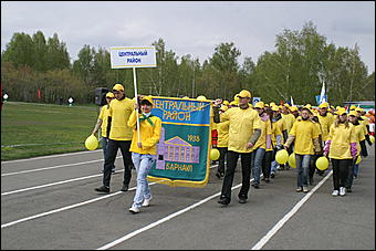21 мая 2010 г., Барнаул   Открытие X летней Олимпийской недели в Барнауле