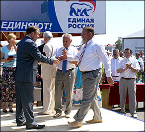 19 июля 2007 г., Барнаул   Торжественная церемония открытия Павловского тракта в Барнауле