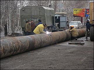 16 апреля 2010 г., Барнаул   Подтопление в Индустриальном районе
