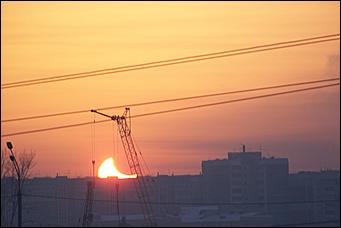 4 января 2011 г., Барнаул   Солнечное затмение