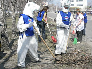 24 апреля 2008 г. Барнаул   Общегородской субботник в Барнауле