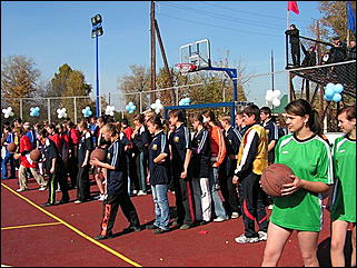 6 октября 2008 г., Тальменка   Открытие новой детской площадки в районном центре Тальменка