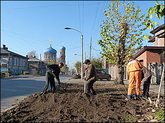 15 октября 2011 г., Барнаул   Общегородской субботник в Барнауле