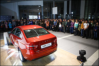 23 декабрь 2015 г., Барнаул   Презентация Lada VESTA в Автоцентре АНТ состоялась