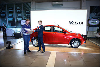 23 декабрь 2015 г., Барнаул   Презентация Lada VESTA в Автоцентре АНТ состоялась