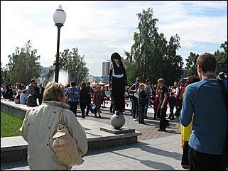 22 августа 2009 г., Барнаул   Праздник для первоклассников, выставка ретро-автомобилей и цветов в День рождения Барнаула